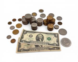 42 SusanBAnthonySacagaweaDollarsKennedyHalves2BillsMore