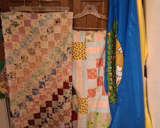 Quilt tops ready to finish