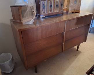 MCM dresser with mirror
