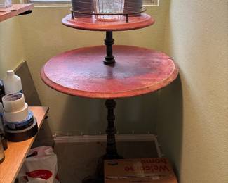 Pub table with iron base