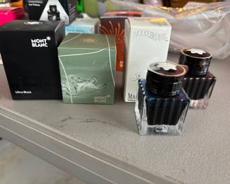 Limited edition Mont Blanc inks ( and some not) 