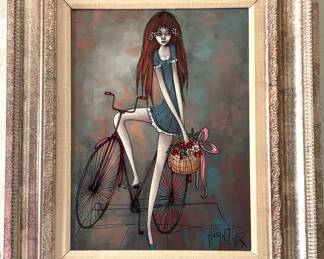 Hugo Casar original oil painting