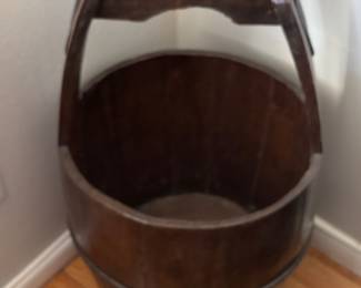 Antique water bucket 