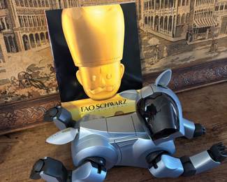 Purchased at FAO Schwartz  Sony Aibo with batteries