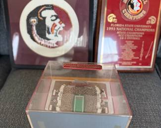 FSU memorabilia, football stadium