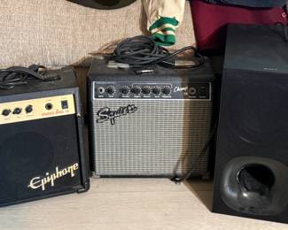 Amps & Sony Subwoofer