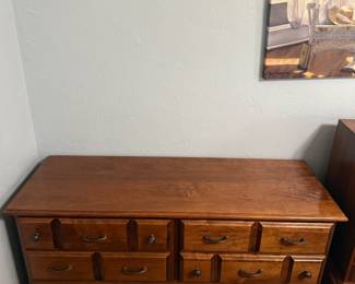 Solid wood dresser