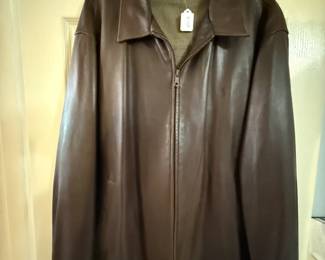 Polo leather jacket