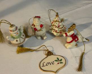 Lenox Christmas Ornaments