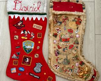Vintage Christmas stockings