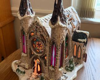 Blue Sky Clayworks stained glass cathedral