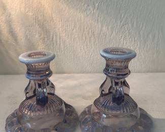 Westmoreland Doric candle holders