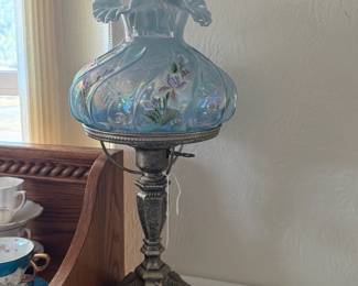 Beautiful Fenton lamp