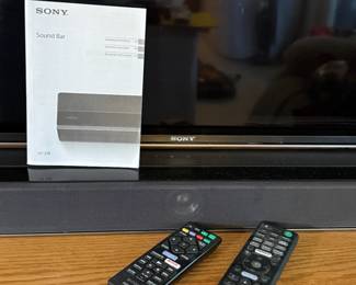 Sony TV & sound bar