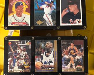 Basketball, baseball & football cards
