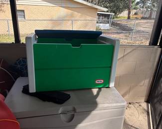Little Tyke storage boxes
