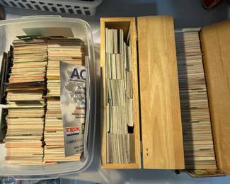 Basketball, baseball & football cards
