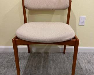 84 DanishModernTeakDiningChairDesignedbyErikBuch