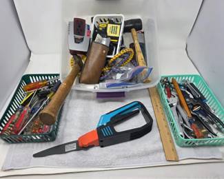 111 ToteOfMiscellaneousHandTools