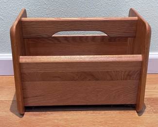 54 OakMagazineHolder