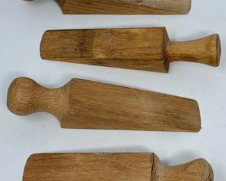 179 4HandcraftedVintageWoodDoorWedges