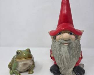 150 CeramicFrogCementGardenGnome