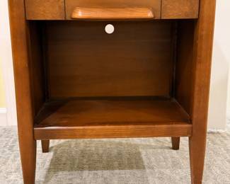 3 MidCenturyStanleyFurnitureSingleDrawerNightstand