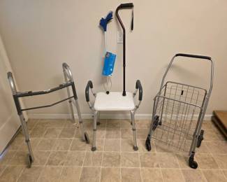 200 WalkerShowerChairFoldingShoppingBasketMore