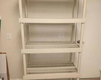 227 TanPlastic5TierVentilatedStorageUnit