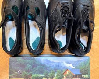 36 2PairWomensSASShoesSize105BlackBlack