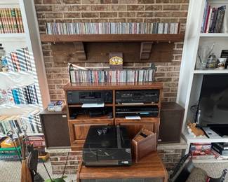 Electronics, Cabinets, CDs, Records