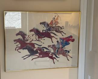 Indian Horsemen Artwork