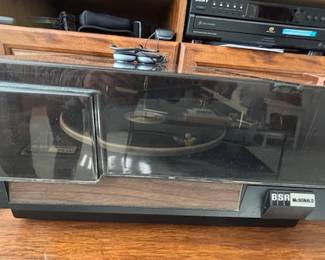 BSR McDonald Turn Table w/Cover