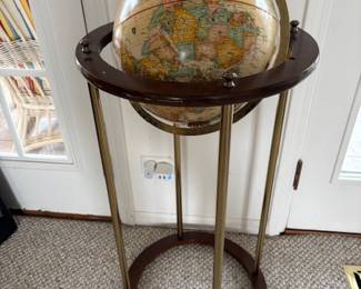 Floor Pedestal Globe