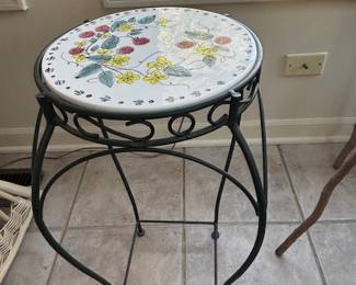 Metal/Mosaic Table