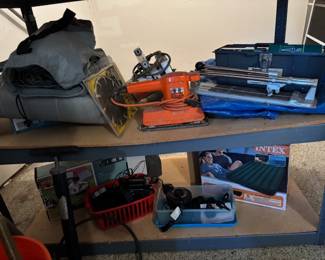 Sander, Saw, Air Mattresses