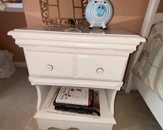 Night Stand, Books, Bank