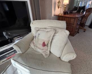 White Upholstered Chair