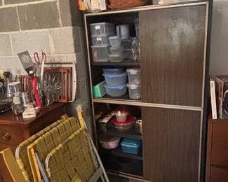 Cabinet, Strap Chairs, Kitchen