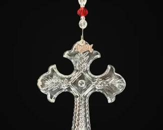 Waterford 2012 Crystal Cross Suncatcher