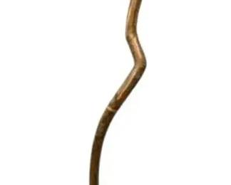 Curvy Handmade Wooden Cane