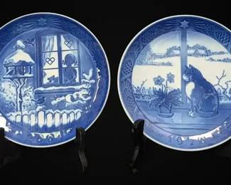 Cats Royal Copenhagen Winter Plates