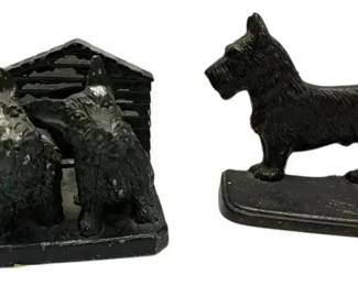 Scottish Terrier Cast Iron Door Stoppers