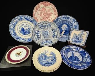 9 Vintage Plates A Ceramic Trivet