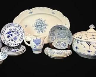 Blue White Porcelain Kitchenware