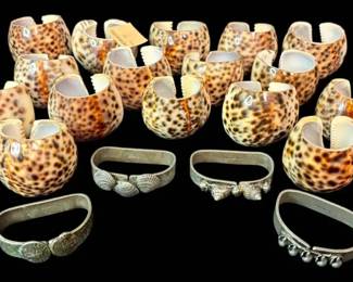 Henri Bendel Metzke Seashell Napkin Rings