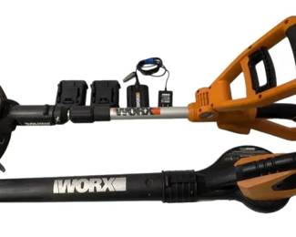 Worx Leaf Blower Weed Eater With 20v Batteries