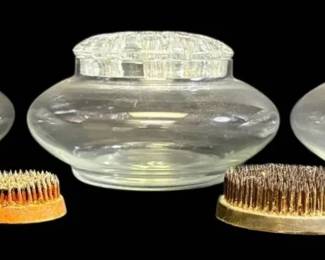 3 Glass Frogs With Vases And More