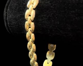 14k Gold Chain Link Bracelet 9.89g