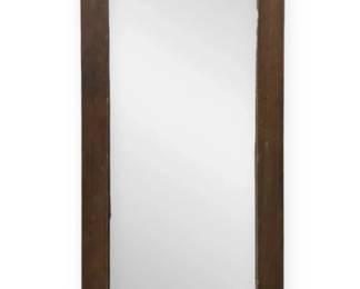 Wood Frame Beveled Mirror